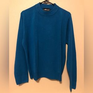 Sag Harbor Teal Sweater XL